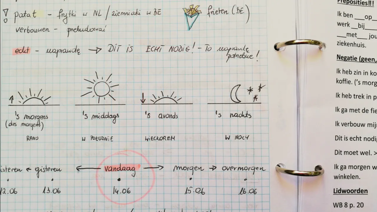 Jak prowadzić zeszyt do języka obcego, aby uniknąć błędów w nauce