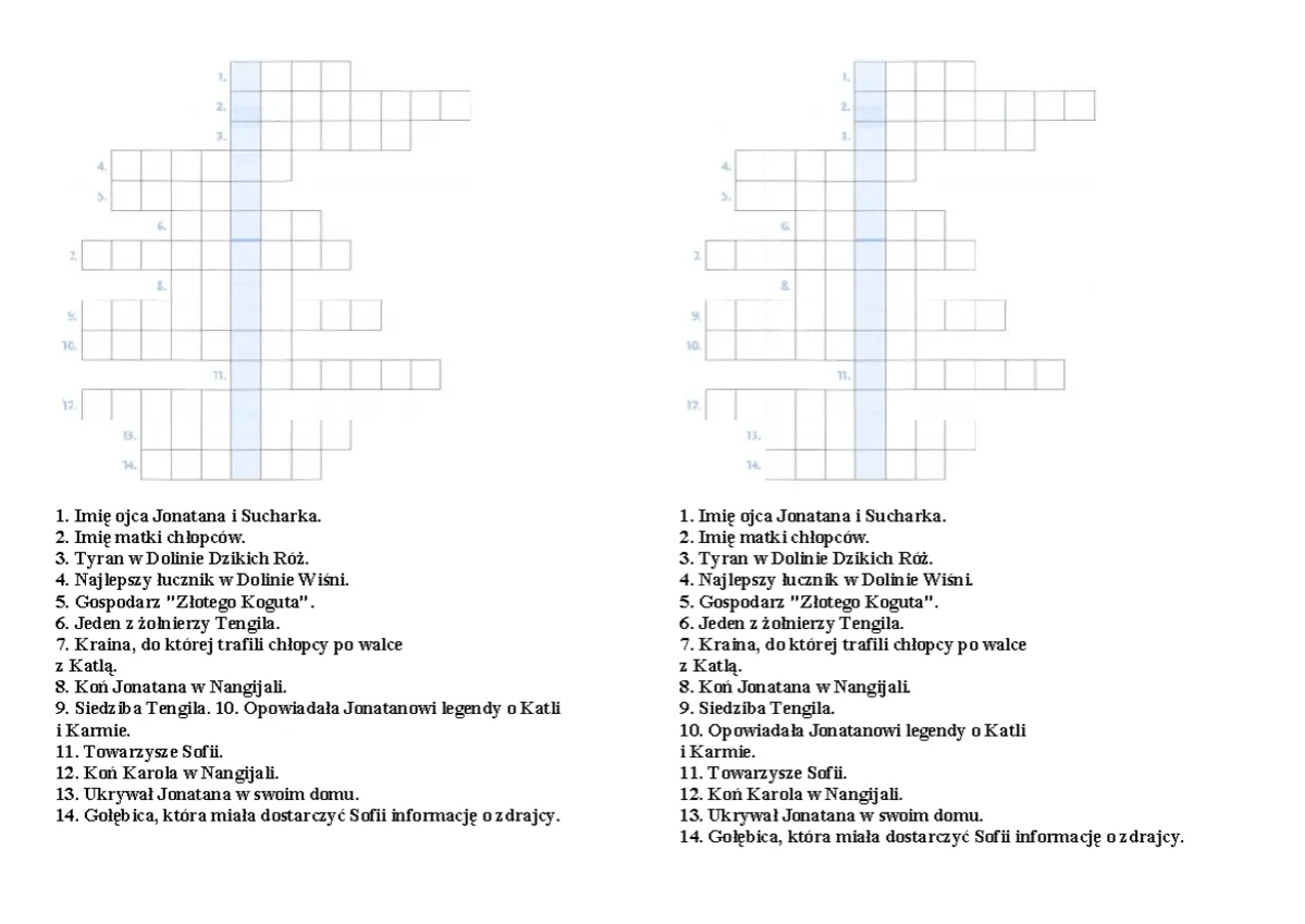 Bolid, sardynka, kara kościelna: krzyżówki tematyczne dla każdego