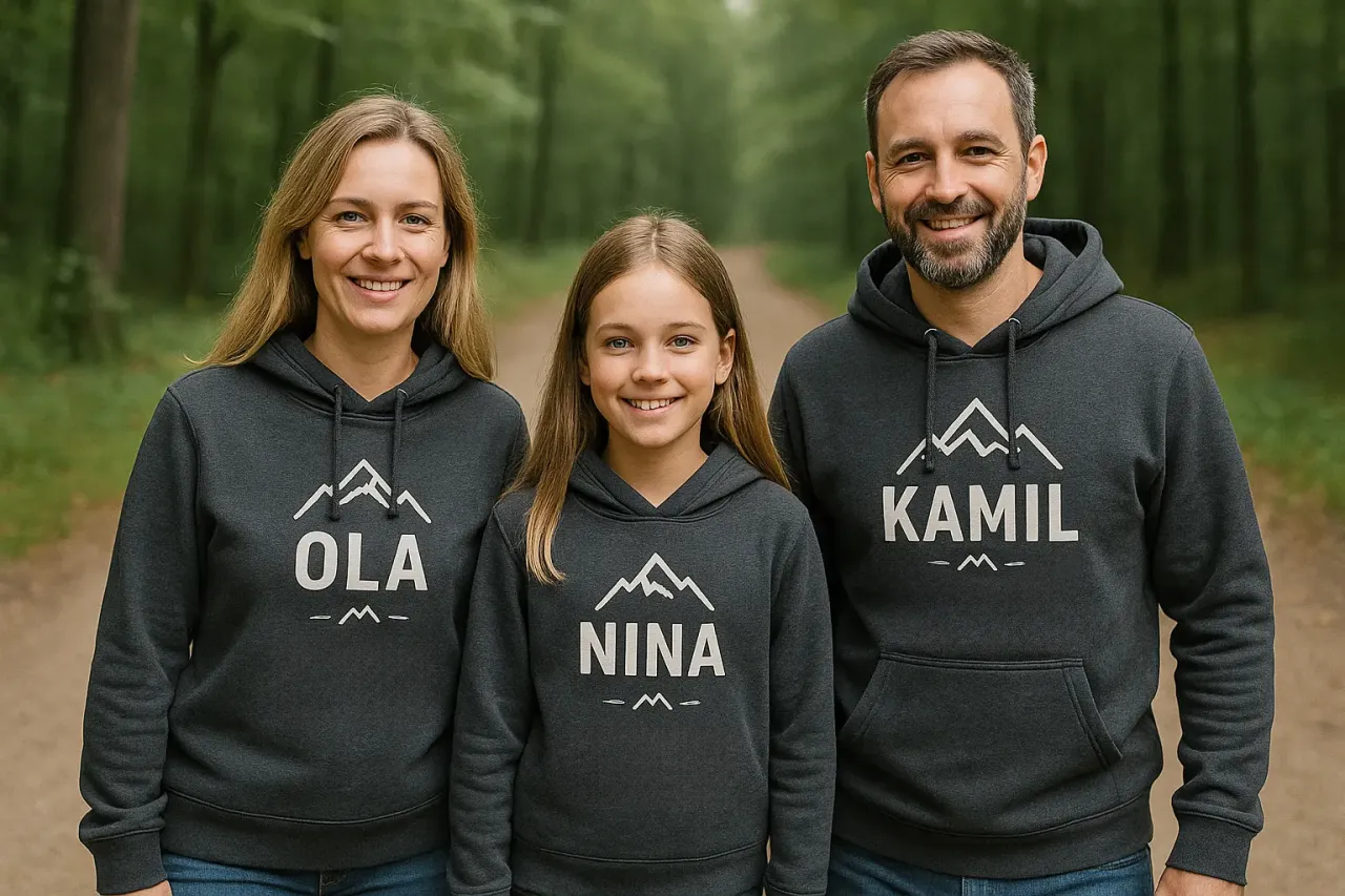 Stylowe bluzy dla rodziców i dzieci – wygoda i personalizacja na co dzień