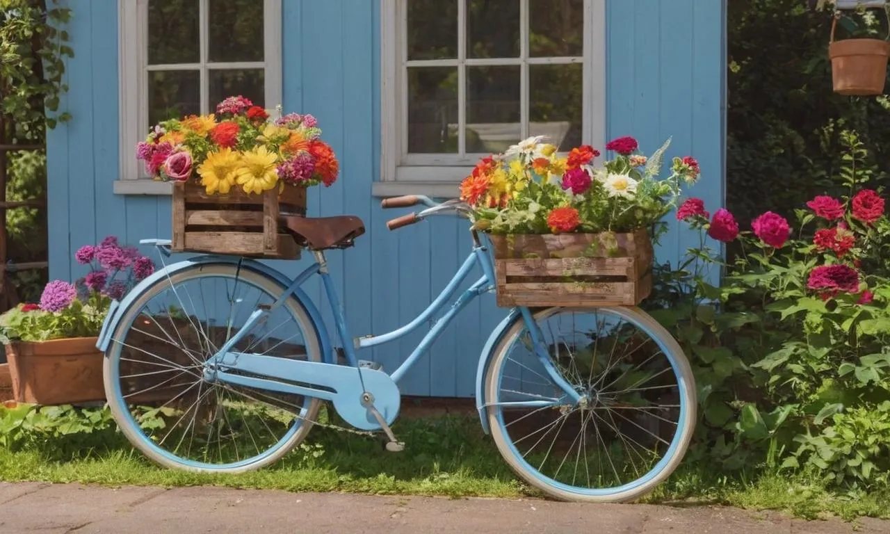 Jak zrobić kwietnik z roweru - łatwy sposób na upcykling i dekorację