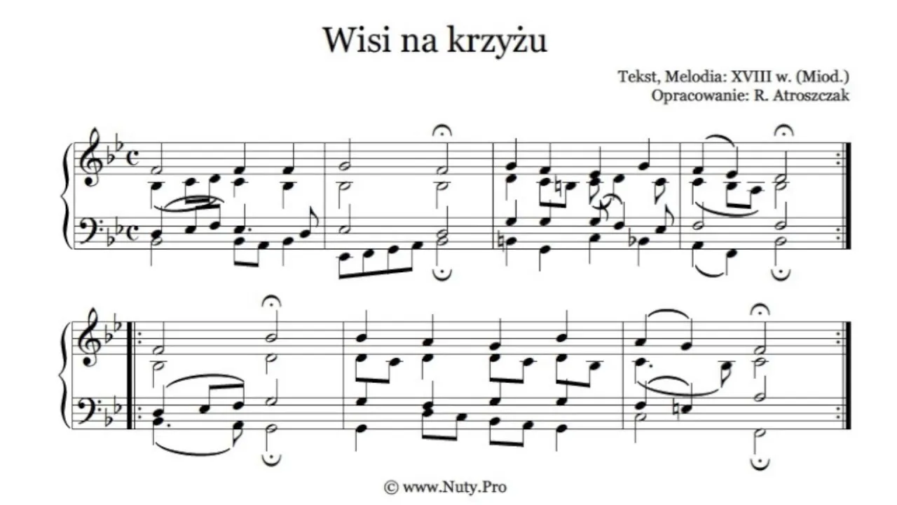 Podkład muzyczny do Matki która pod krzyżem stała – idealny na liturgię