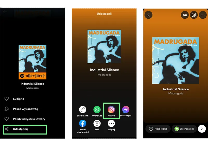 Jak udostępnić muzykę ze Spotify na Instastory i zaskoczyć znajomych