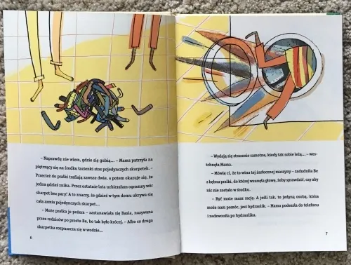 Co mama małej Be zrobiła z lewej szarej skarpetki? Niezwykła przygoda!