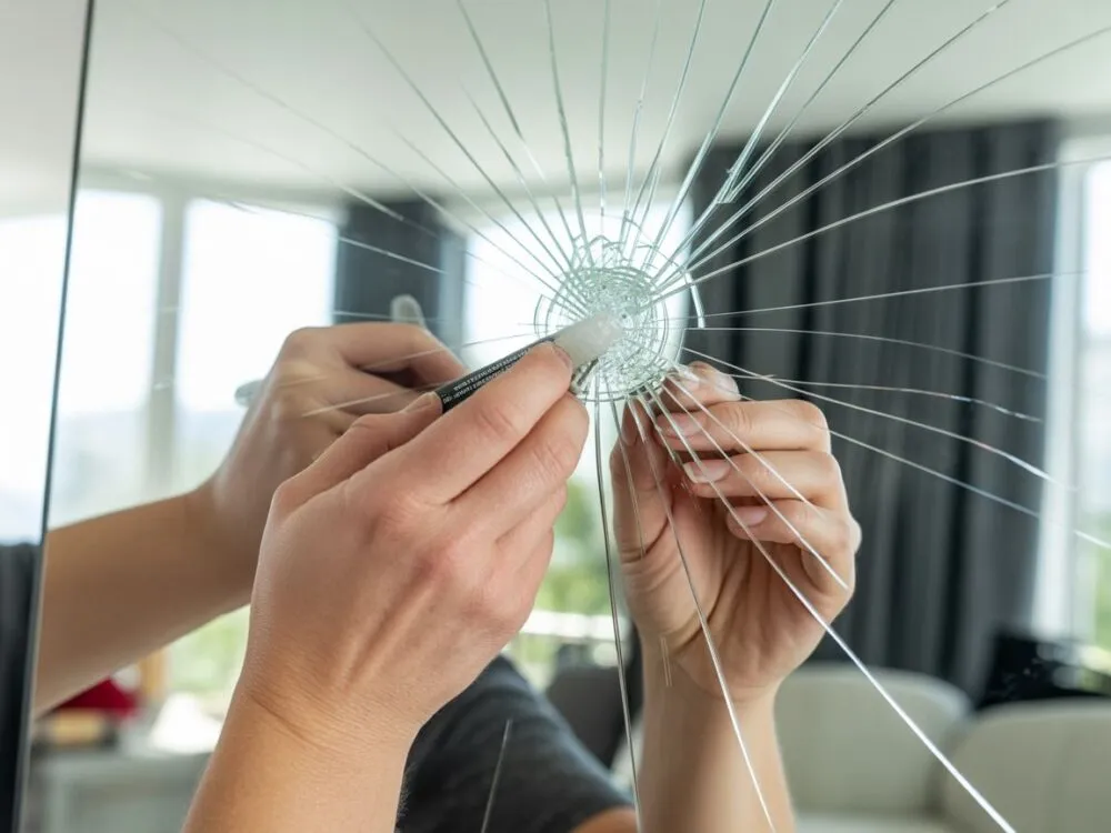 Jak naprawić lustro: skuteczne metody na pęknięcia i rysy