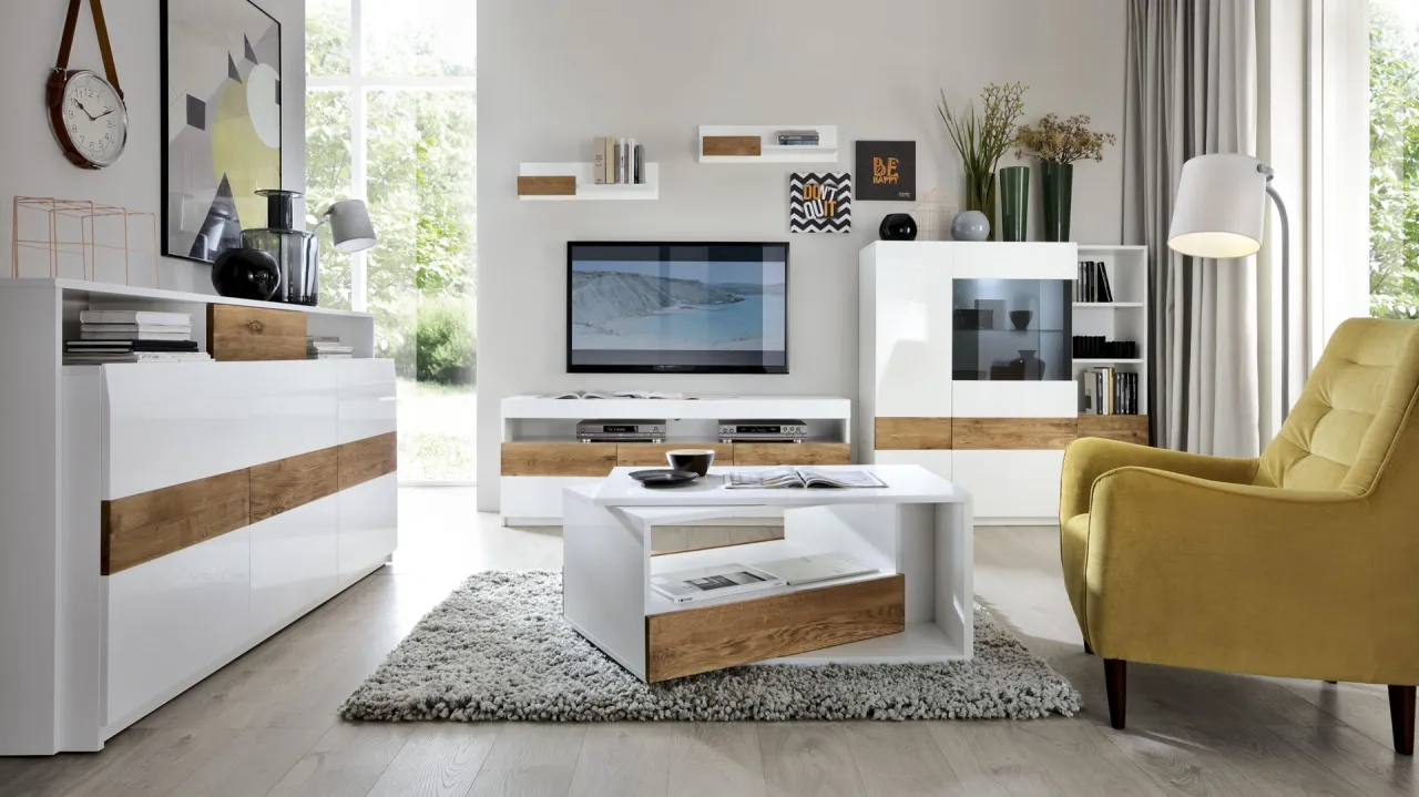 Idealne meble do salonu: jak wybrać, urządzić i nie popełnić błędu