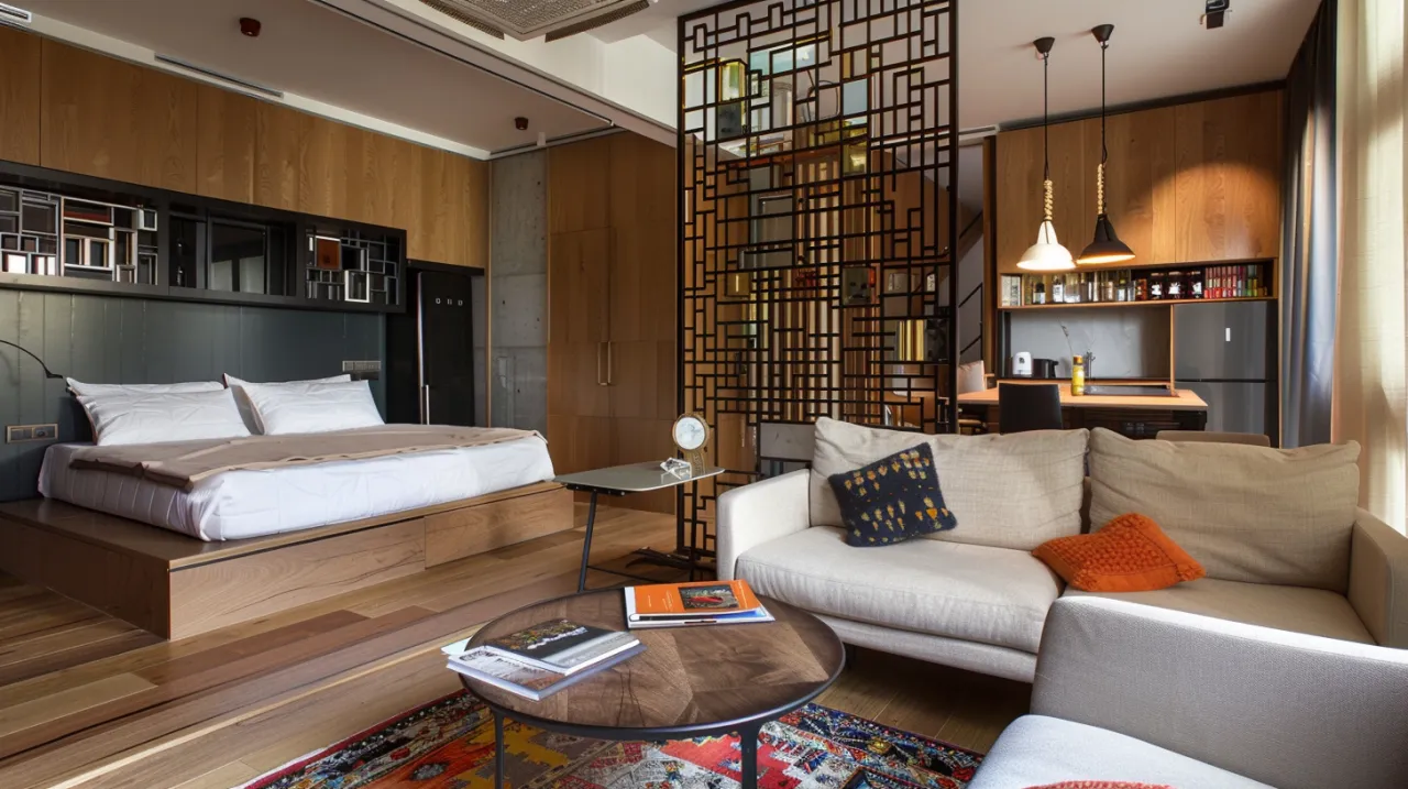 7 naszych genialnych pomysłów na oddzielenie sypialni od salonu