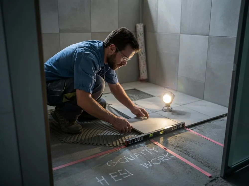 Układanie płytek w łazienkach od czego zacząć - uniknij najczęstszych błędów