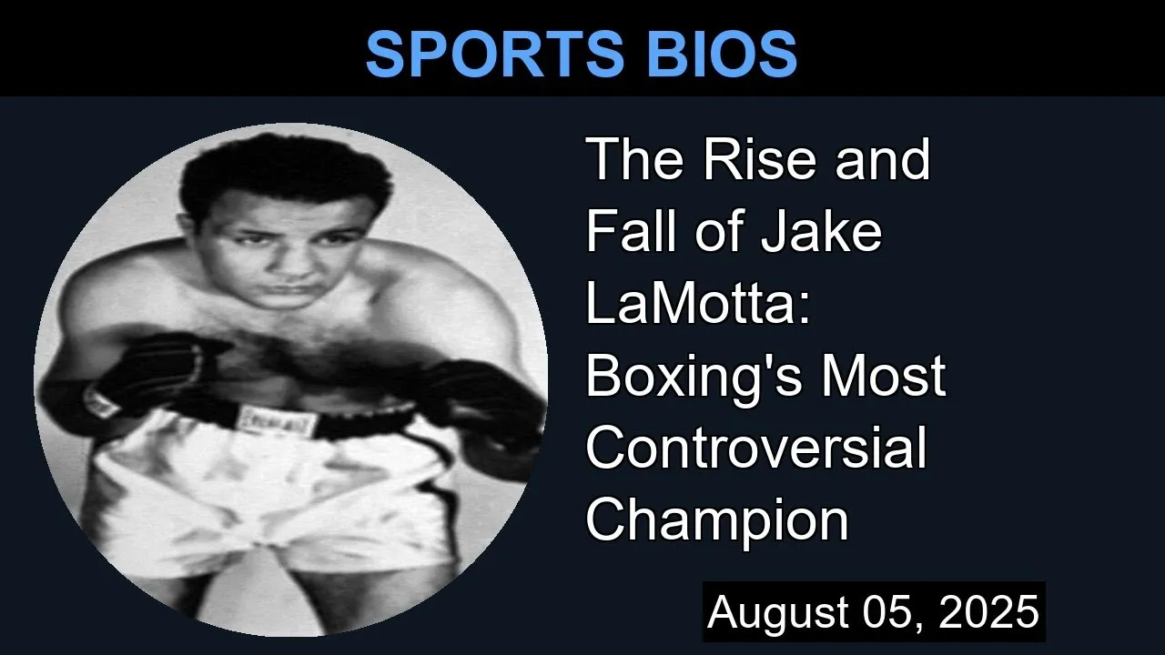 Jake LaMotta: Nieznana historia legendy boksu