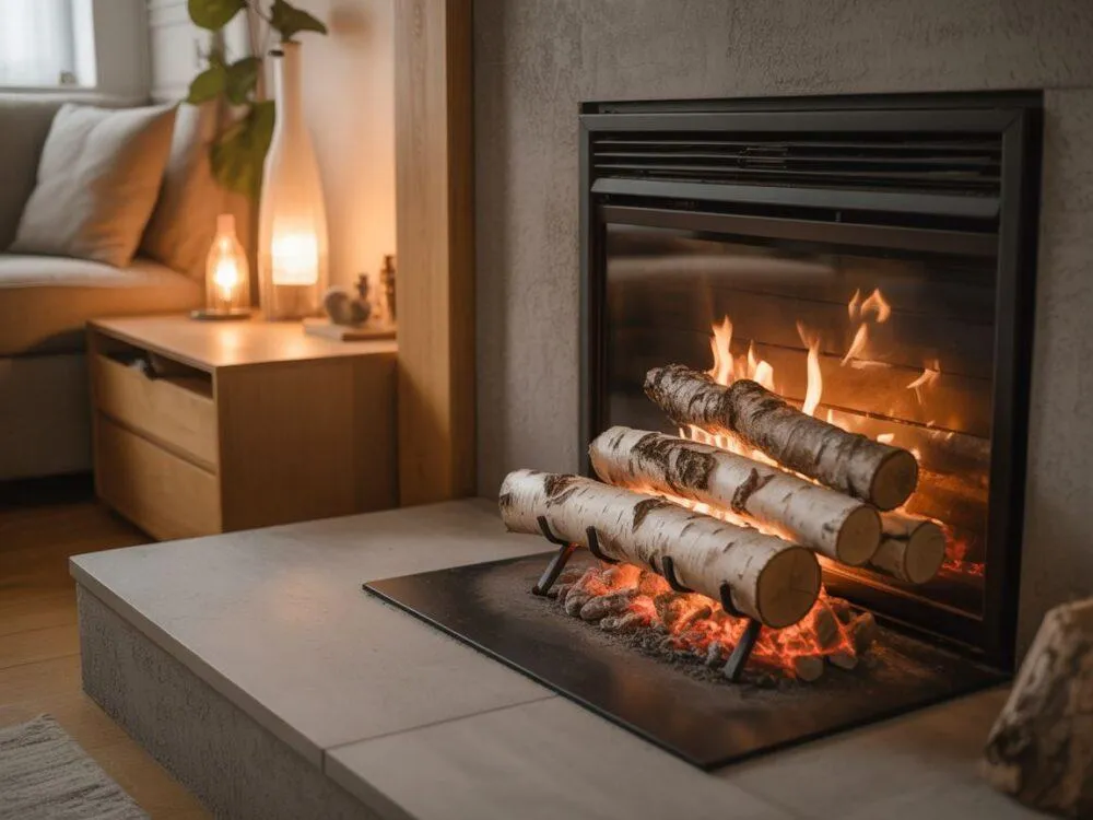 Brzoza w kominku: mit czy fakt? Jak palić czysto i efektywnie