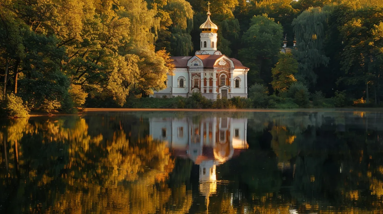 Kościół w Pisku:  Piękna Zabytkowa cerkiew w sercu Mazur