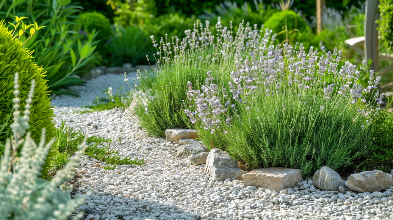 Biała lawenda w ogrodzie, czyli niewymuszona elegancja i piękno