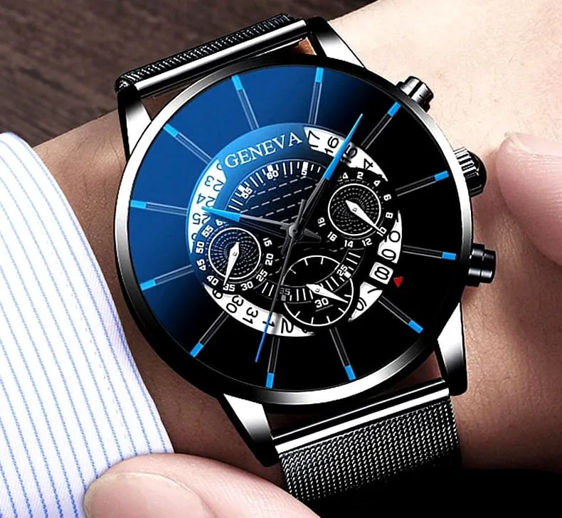 Zegarek męski z wymiennymi paskami - styl i funkcjonalność w jednym