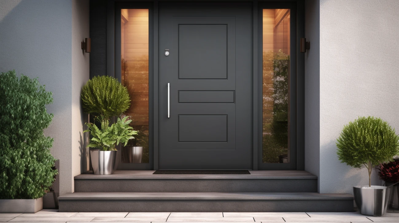 Drzwi wejściowe antracyt - Nowoczesne rozwiązania dla domu