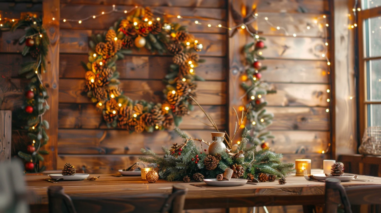 Ozdoby świąteczne na stół i ścianę: 7 inspiracji