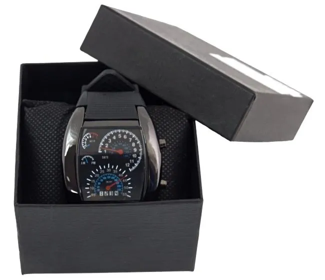 Zegarek męski sportowy binarny LED Formuła F1 - unikalny design i funkcje Zegarek męski sportowy binarny LED Formuła F1 - unikalny design i funkcje