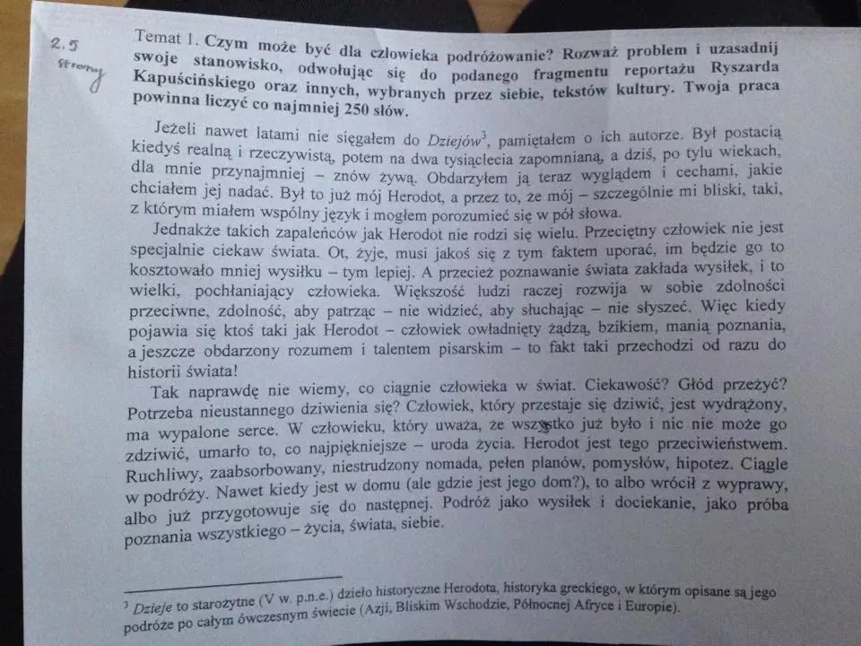 Czym może być dla człowieka podróżowanie? Przykłady z literatury