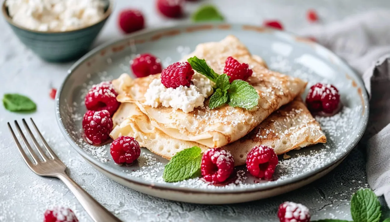 Fit naleśniki z serem: przepis na zdrowe i pyszne śniadanie