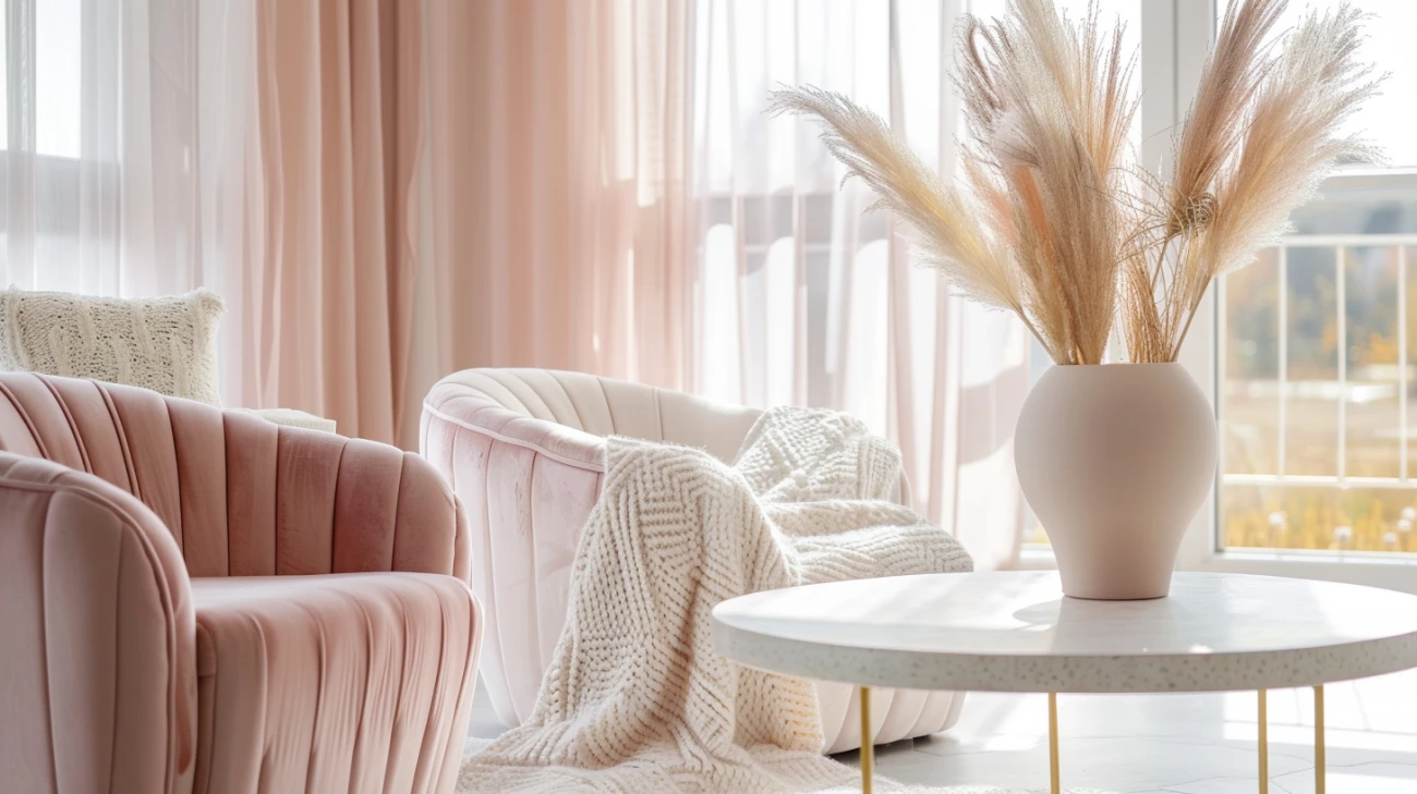 Brudny róż: 10 pomysłów na eleganckie i kobiece wnętrza