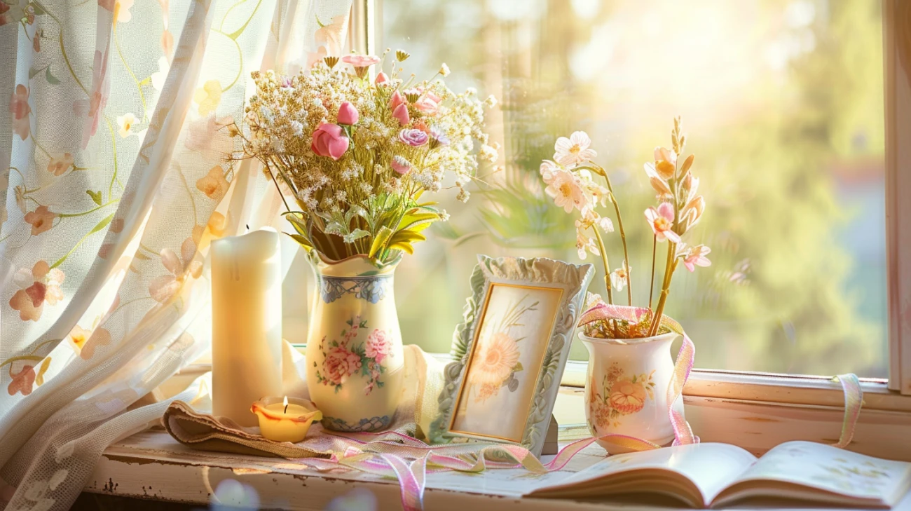 9 inspirujących pomysłów na dekoracje okienne na wiosnę