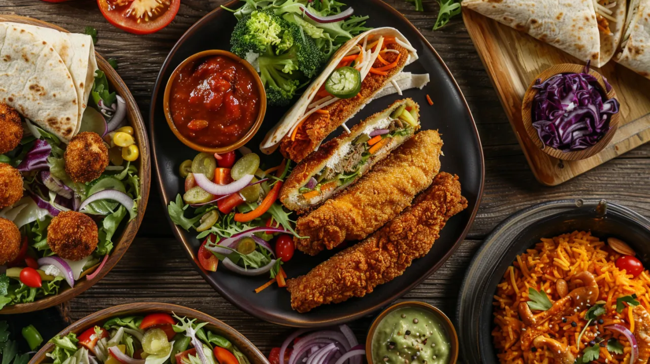 Dietetyczne dania z kurczaka: sałatki, wrapy, curry, kotlety