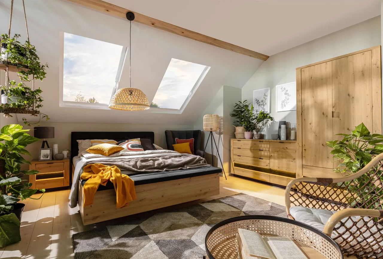 Jak urządzić sypialnię ze skosami, by uniknąć błędów w aranżacji