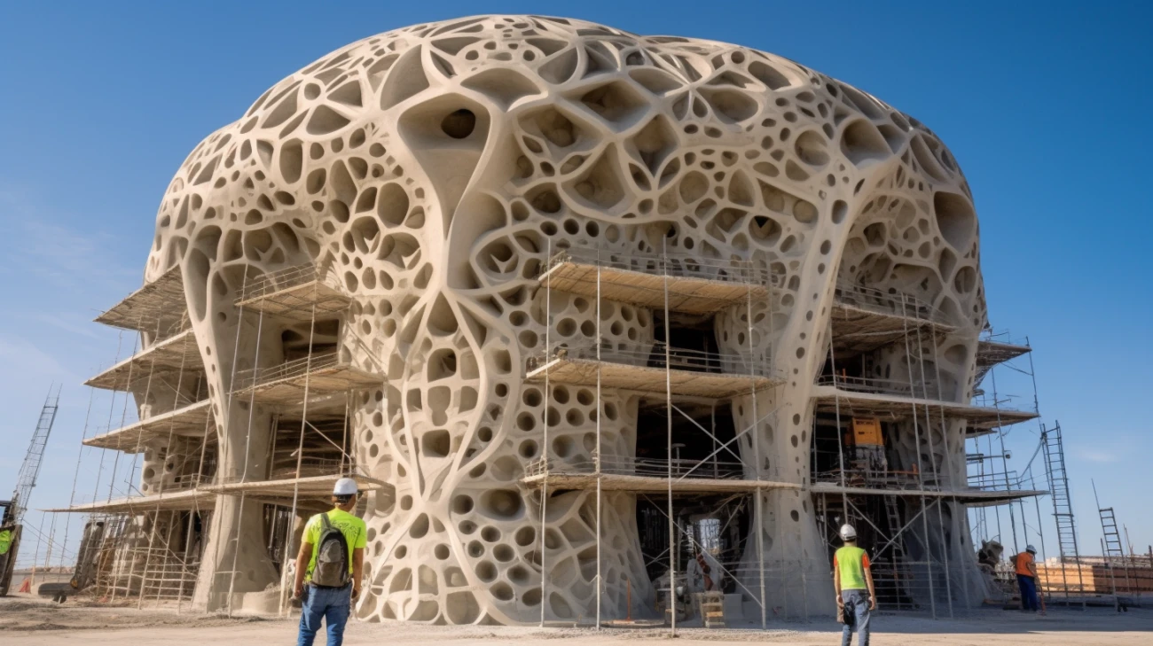 Największy budynek w Europie wydrukowany w 3D: niezwykłe tempo pracy