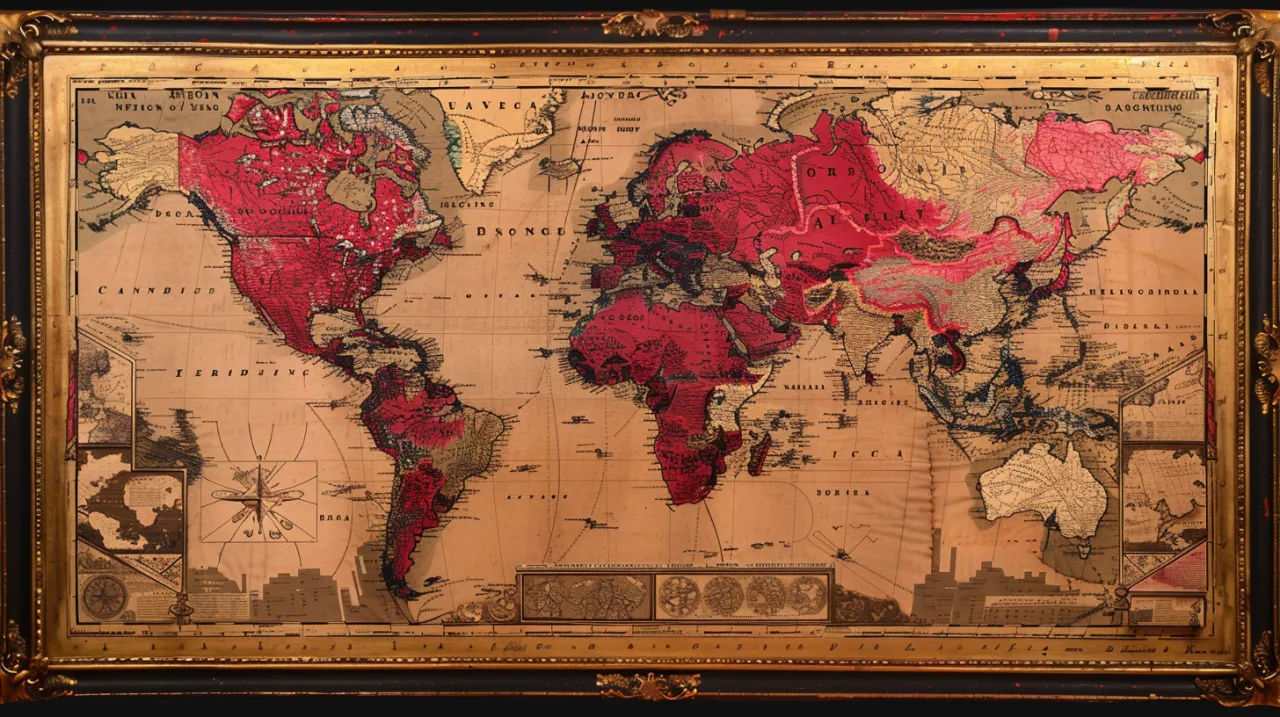 Imperium Brytyjskie na mapie - zasięg, ekspansja i wpływ na świat