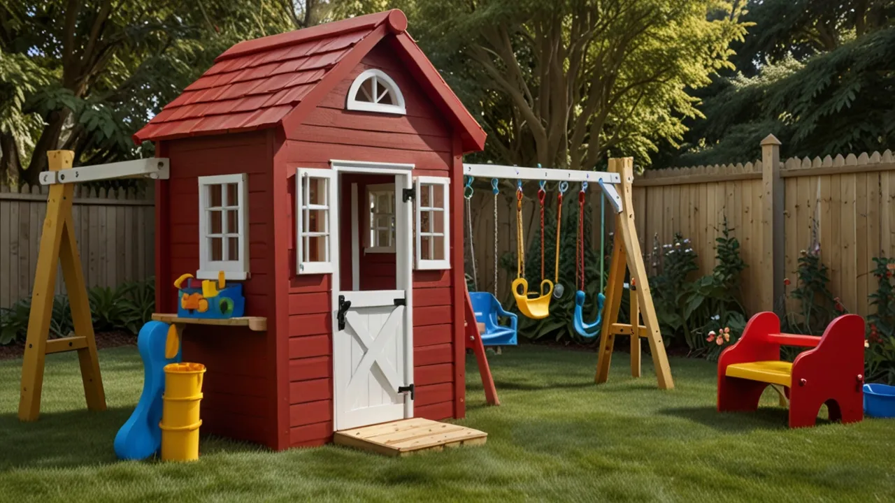 Domek drewniany dla dzieci - kompletny projekt krok po kroku
