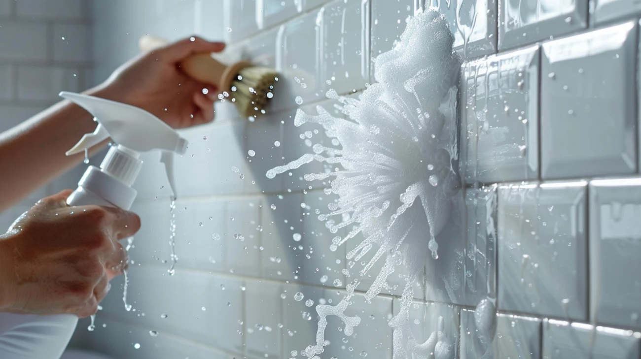 Czym myć płytki pod prysznicem? 