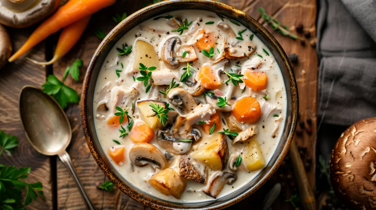 Zupa dla niemowlaka z marchewką, ziemniakiem i indykiem