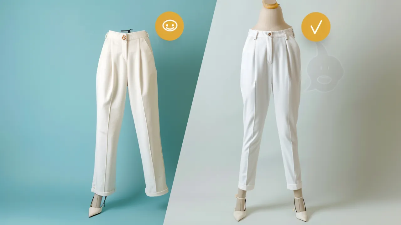Białe spodnie z guzikami: Nowy hit czy modowa wpadka? Analiza