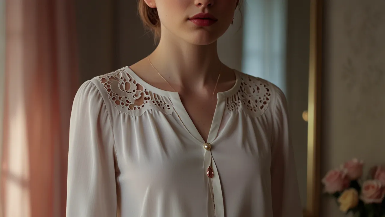 Jak bluzka z łezką na dekolcie podkreśla kobiecość?