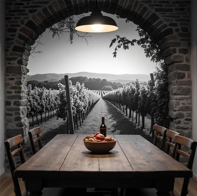 Jak ozdobić ścianę w kuchni przy stole, by uniknąć nudy i chaosu