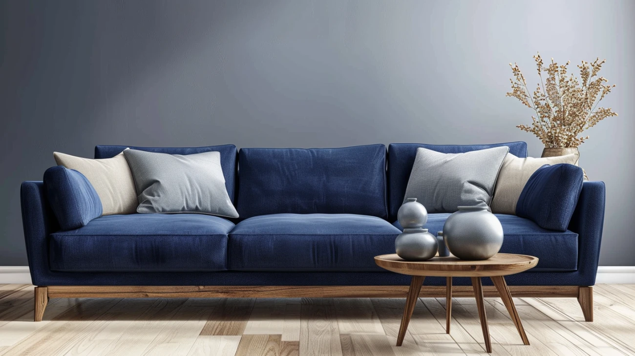 Ciemny niebieski: Jak wykorzystać ten kolor we wnętrzach?