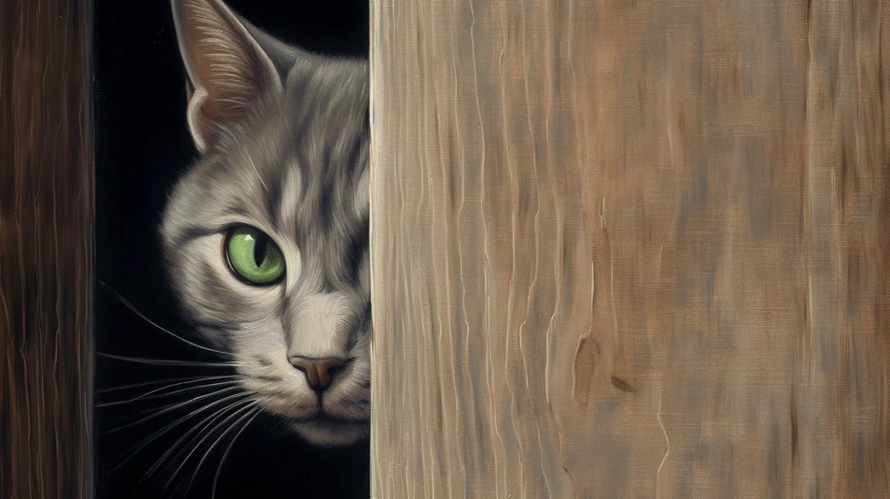 Kocie przejście w drzwiach - Drzwi dla kota w ścianie, wejście, klapka