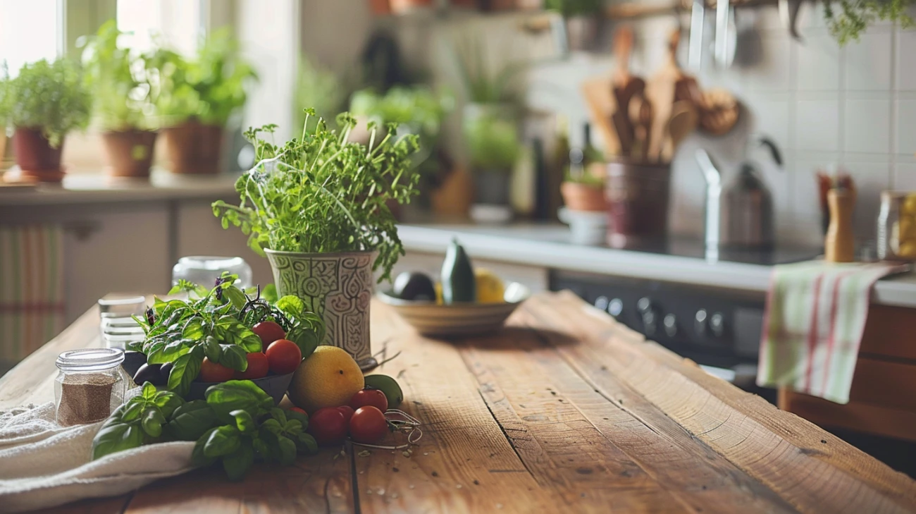 Ozdoby na blat kuchenny: 5 pomysłów na dekorację