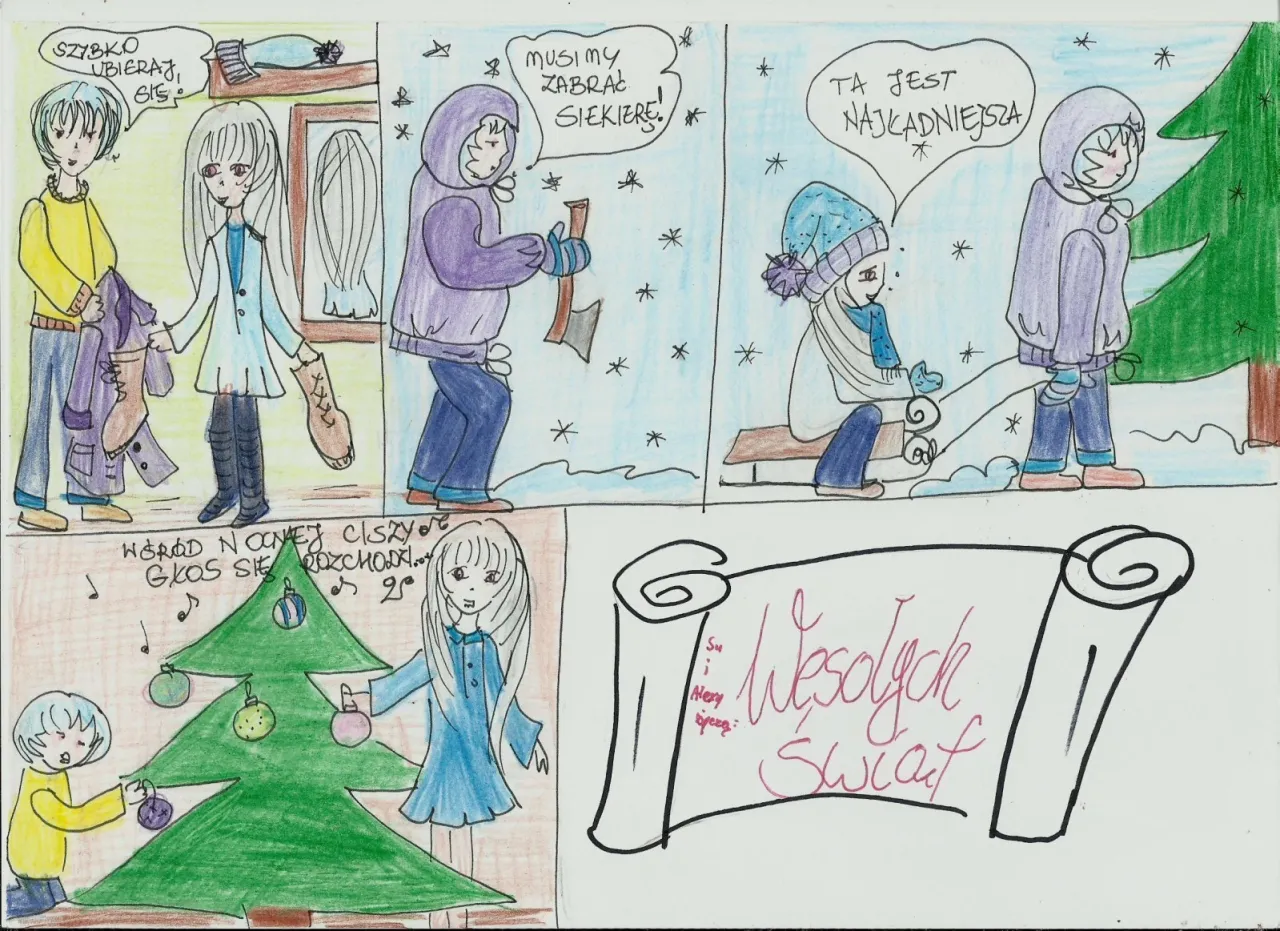 Jak narysować komiks świąteczny - proste techniki i inspiracje