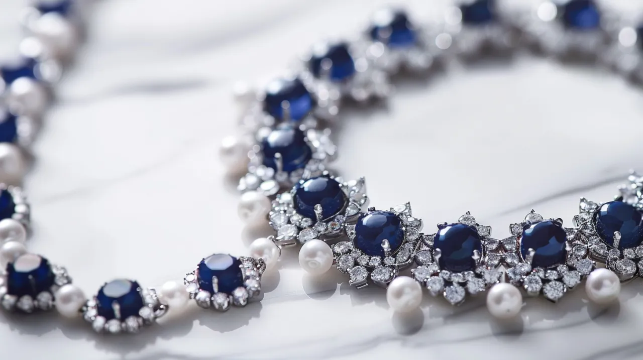 Granatowy naszyjnik - elegancki akcent do każdej Twojej stylizacji