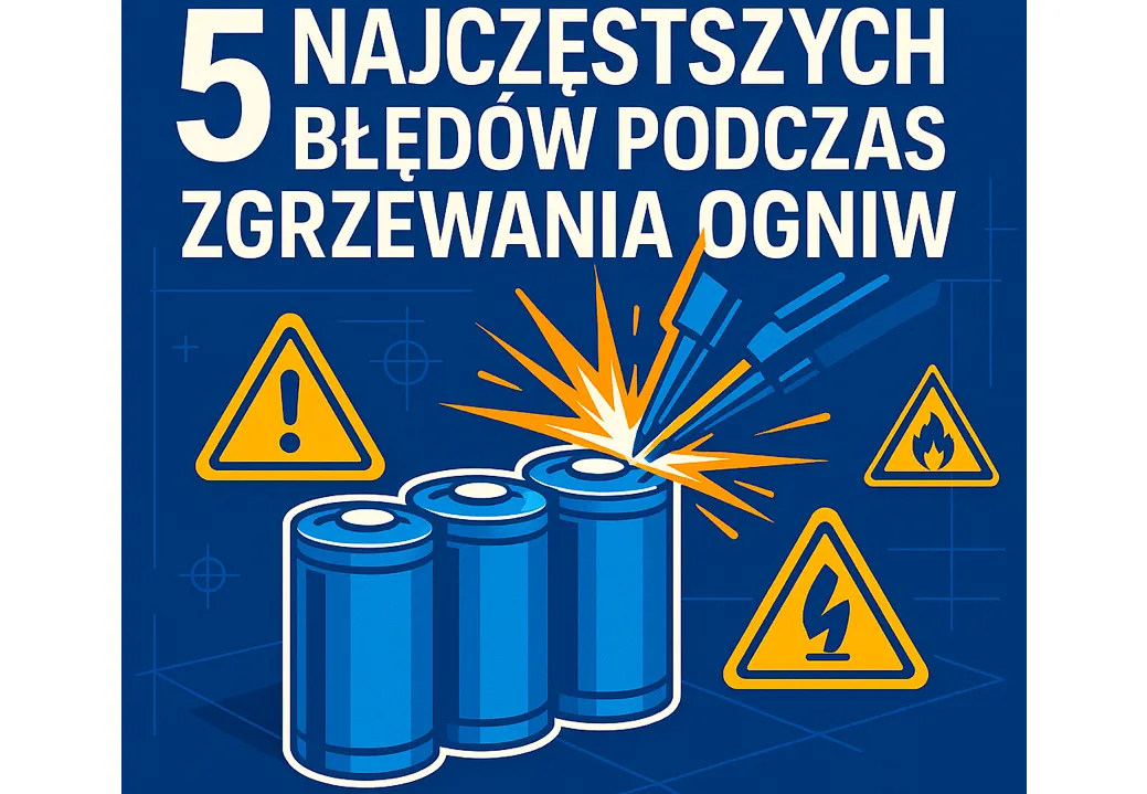 5 błędów, które możesz popełnić używając zgrzewarki do ogniw – i jak ich unikać