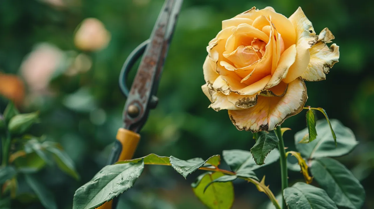 Co zrobić gdy żółkną liście róży - przyczyny i sposoby na to