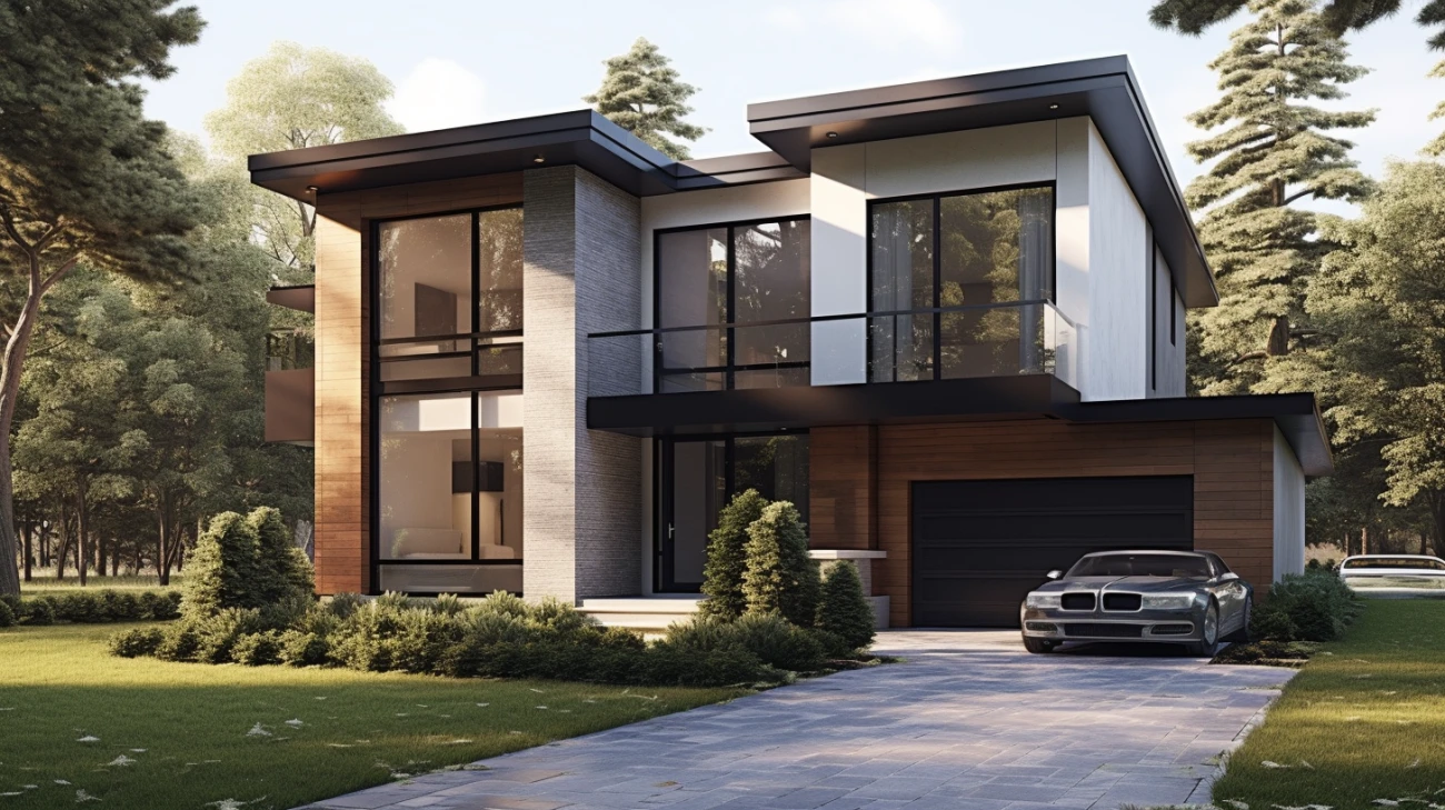 Projekt domu 160m² 5 pokoi nieszablonowy katalog Muratora