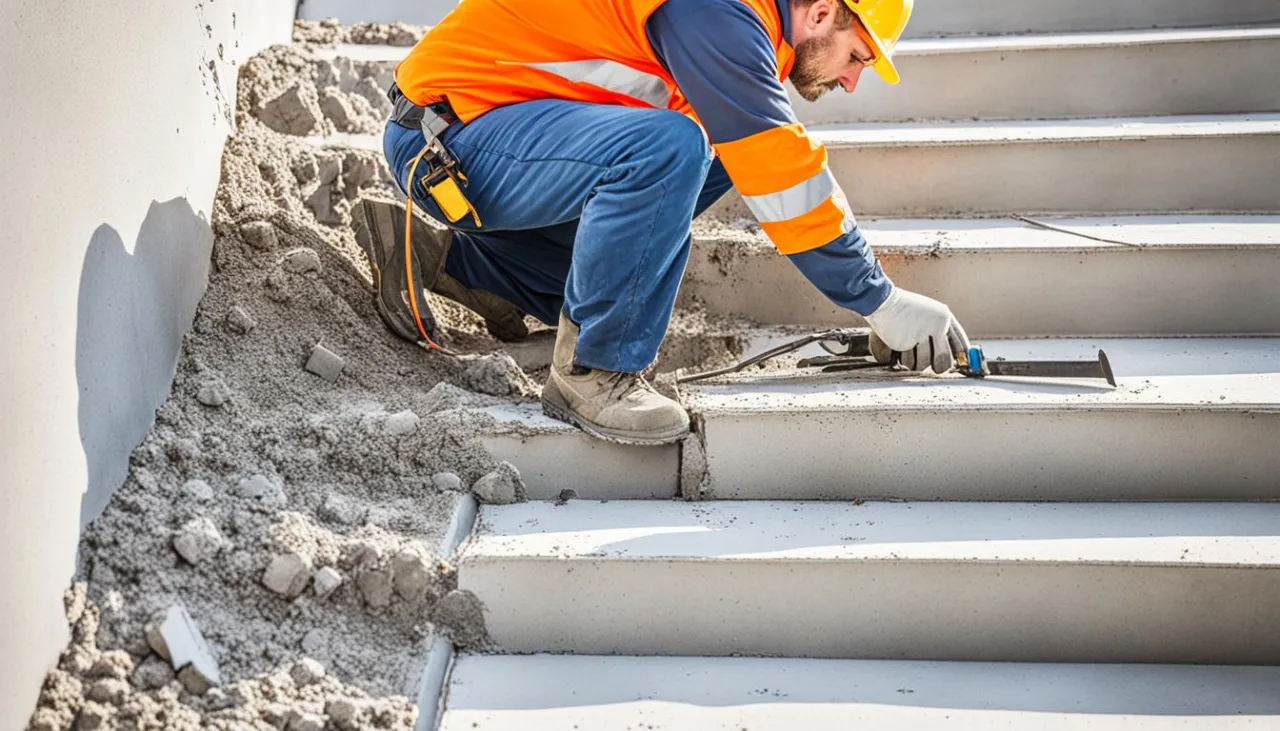 Jak nadlać schody: 6 kroków do perfekcyjnej renowacji betonu
