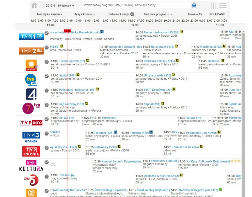 Rozpoznaj programy TV: Quiz z dopasowywania nazw do opisów