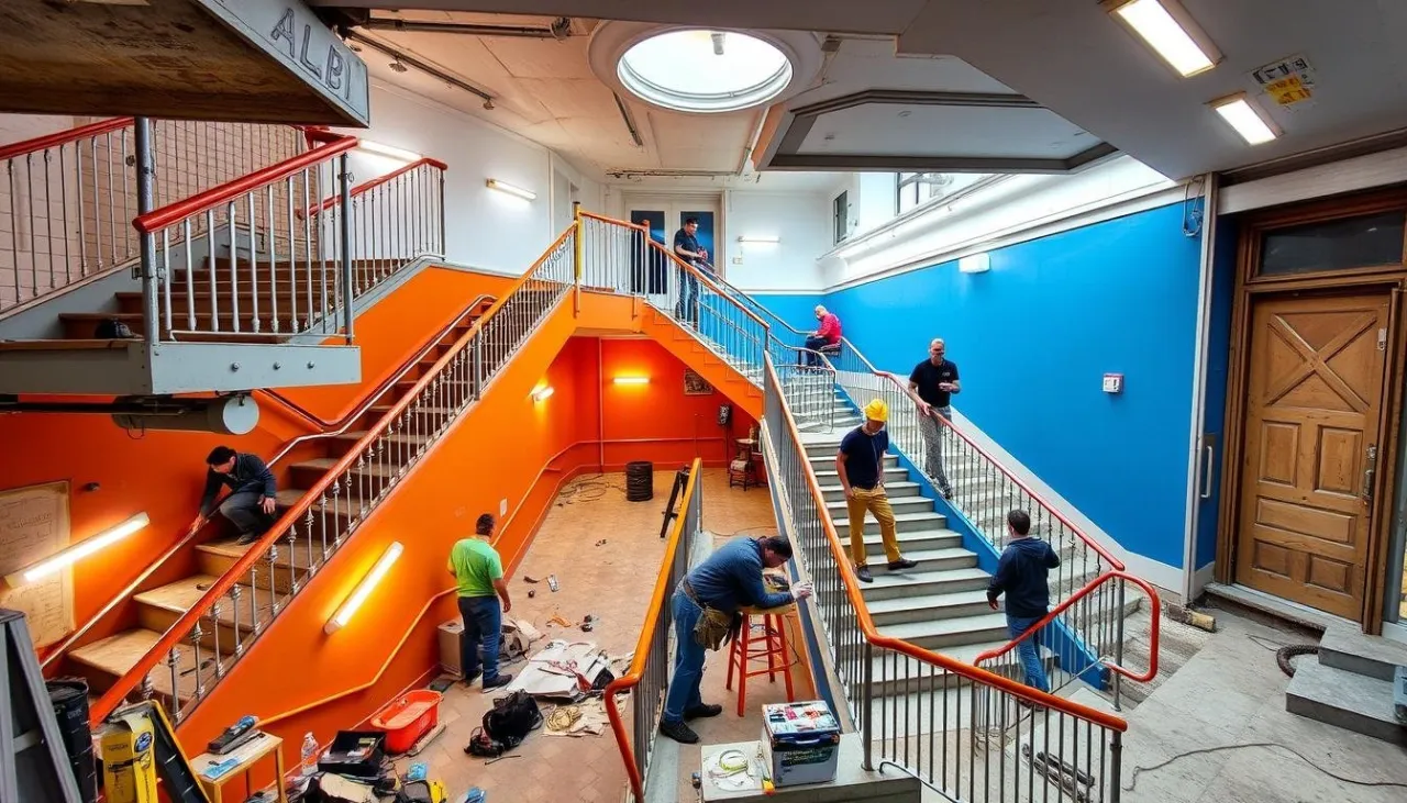 Ile kosztuje remont klatki schodowej w bloku? Sprawdź ceny i oszczędź