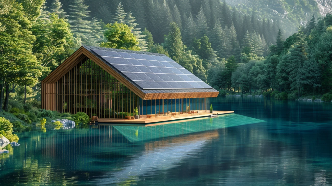 Ekologiczna stodoła z niesamowitym dachem w malowniczej miejscowości