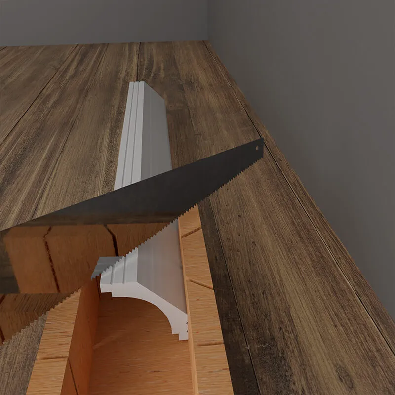 Jak dociąć listwy sufitowe w narożnikach wewnętrznych bez błędów