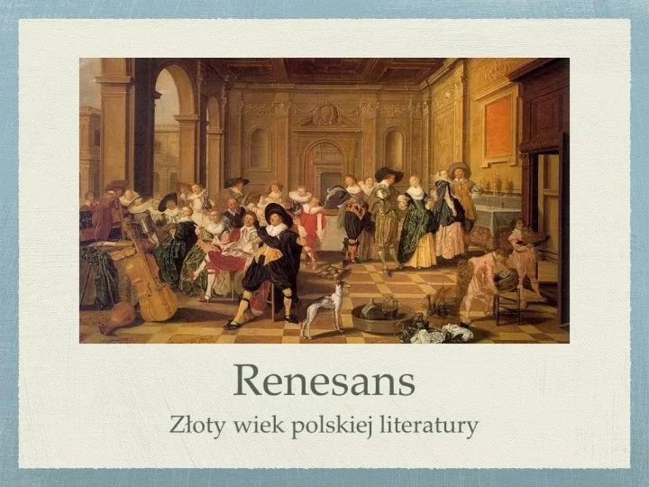 Renesans notatki: Kluczowe informacje o epokowych zmianach w sztuce