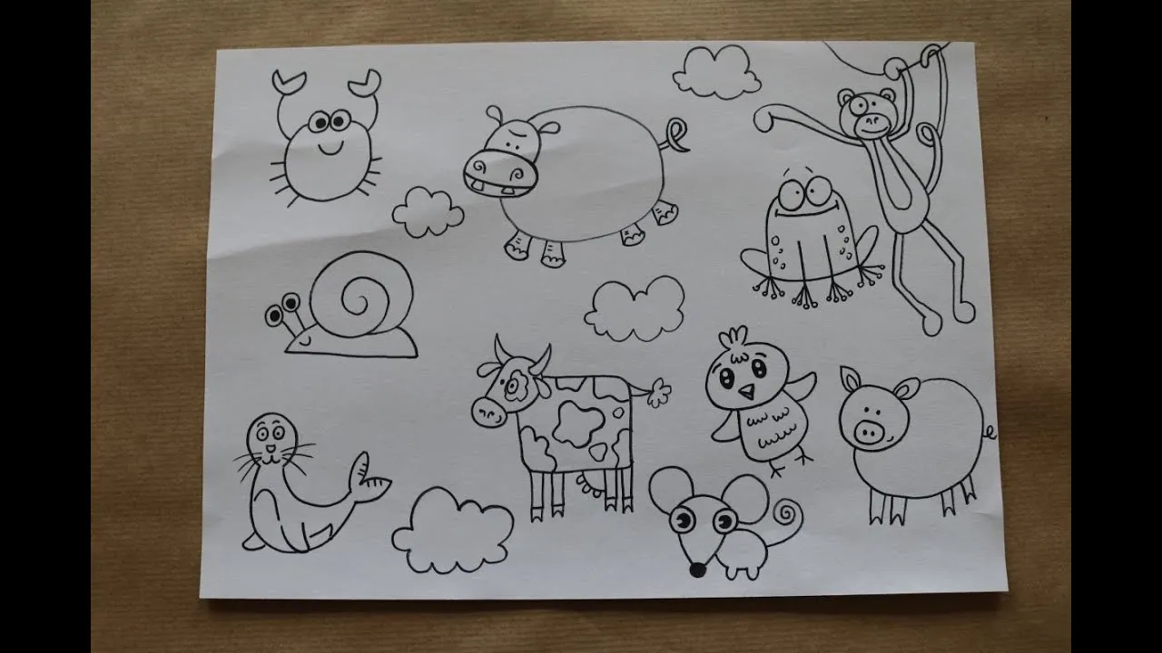 Jak narysować zwierzęta dla dzieci – proste sposoby na radość w rysowaniu