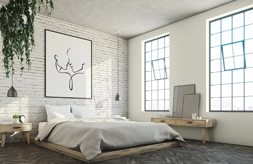 Jakie kolory ścian najlepiej pasują do białej cegły w aranżacji?