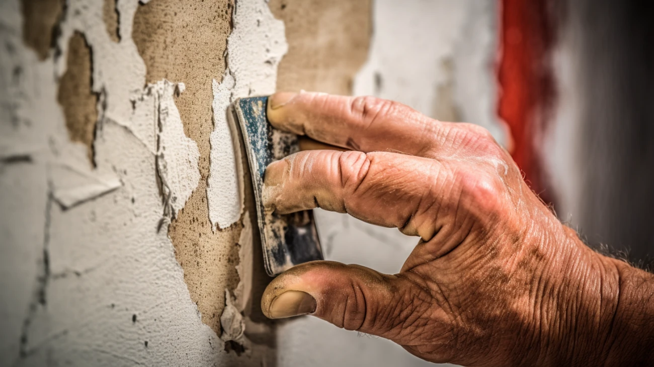 Czym wyrównać klej na styropianie?